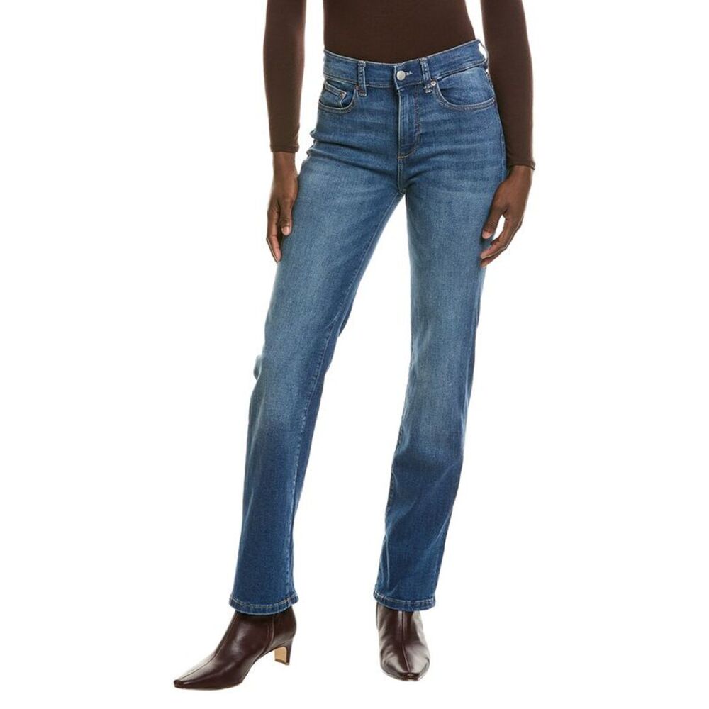Dl1961 Womens  Mara Solace Cuffed Straight Jean, Blue